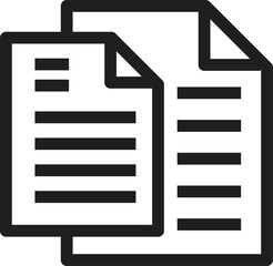 Poster - document pages icon vector