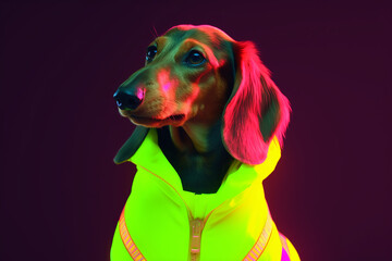 Sticker -  Dachshund cachorro fashion 