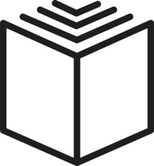 Poster - book icon symbol