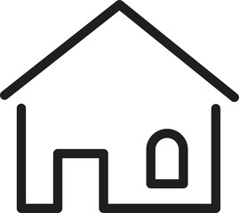 Sticker - building estate home Icon