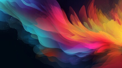 Poster - Abstract colorful background. Generative ai