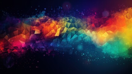 Poster - Abstract colorful background. Generative ai