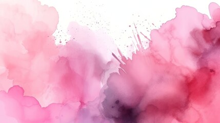 Poster - Red Marble Texture Background, Abstract Watercolor Artistic Backdrop, Generative AI