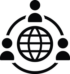 Poster - global organization icon