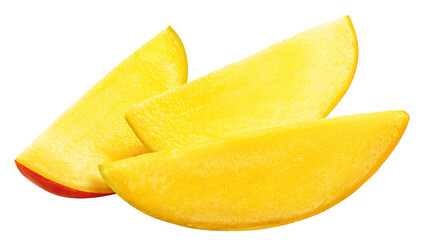 Wall Mural - mango isolated on white background, full depth of field
