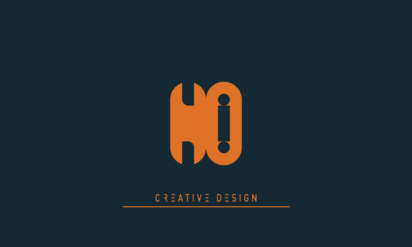 Alphabet letters Modern Creative logo NO , ON