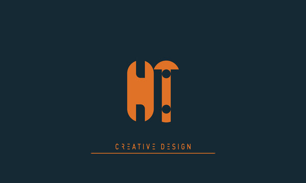 Alphabet letters Modern Creative logo NT , TN