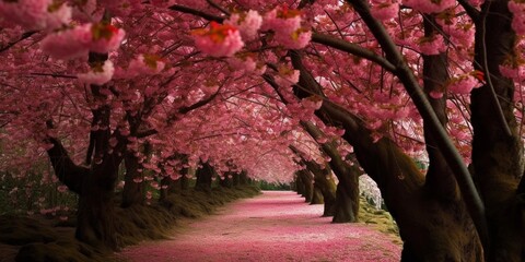 pink blossom in spring