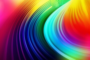 Wall Mural - abstract rainbow background