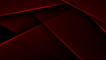 Wall Mural - Dark red corporate abstract material background with glowing lights. Seamless looping motion design. Video animation Ultra HD 4K 3840x2160