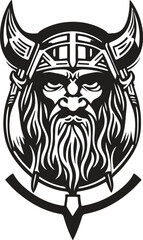 Wall Mural - Extraordinary and power viking emblem art vector