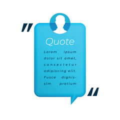 Wall Mural - testimonial quotation background for your social media post