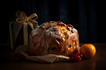 panettone and christmas cake