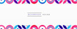 © antishock - Colorful circle abstract background. Template for wallpaper, banner, presentation, background