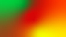 Abstract Green Yellow Red Flag Tricolor Gradient Background