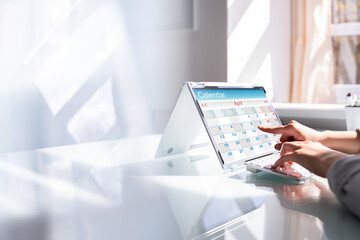 Poster - Digital Hybrid Tablet Executive Weekly Agenda