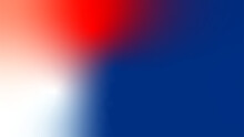 Abstract Red White Blue Tricolor Flag Gradient Background