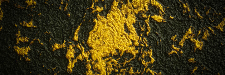 Wall Mural - Abstract gold and black background.