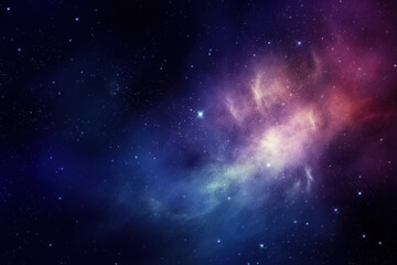 Wall Mural - Deep space with stars.Created using Generative AI technology.