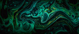 Fototapeta Psy - Vibrant Green Abstract.  Generative AI
