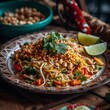 A Colorsful Plate of Pad Thai