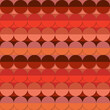 Geometryczne tło w odcieniach czerwieni. Kolorowa mozaika z kołami do wykorzystania w projektach.