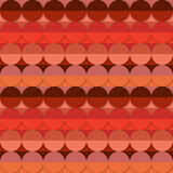 Fototapeta  - Geometryczne tło w odcieniach czerwieni. Kolorowa mozaika z kołami do wykorzystania w projektach.