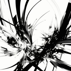 black and white abstract background