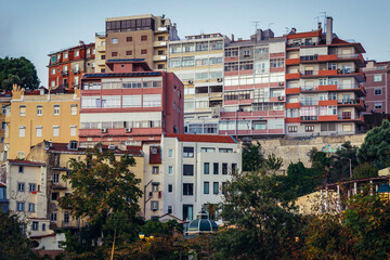 Wall Mural - View from Cerca da Graca garden in Graca area of Lisbon city, Portugal