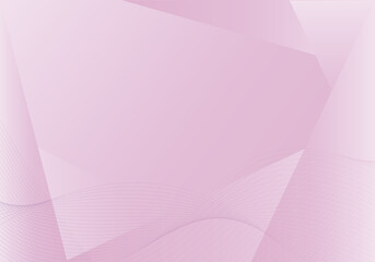 Pink color triangle with wave line abstract background.
Vector illustration.