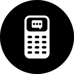 Poster - Phone icon. Chat icon. Telephone call sign. Contact icon phone mobile call. Contact us symbol. Cell phone pictogram. Vector illustration.