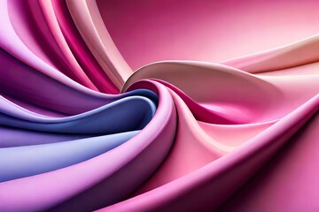 background of pink and violet pastel silk wavy