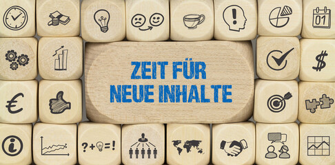 Poster - Zeit für neue Inhalte	