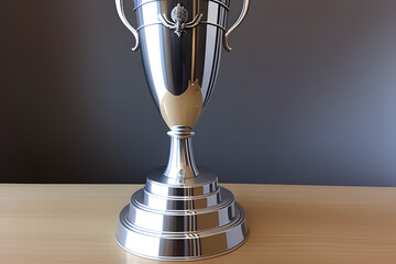 tall silver trophy