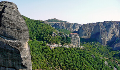 Sticker - Landscape of the monasteries of Meteora, Greece