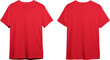 © twentysixdepressed - Red men's classic t-shirt front and back