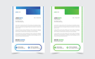  The Best Corporate Modern Letterhead Template Design. Abstract vector layout background set. Flyer Layout with Geometric, poster flyer pamphlet brochure cover design layout space for photo background