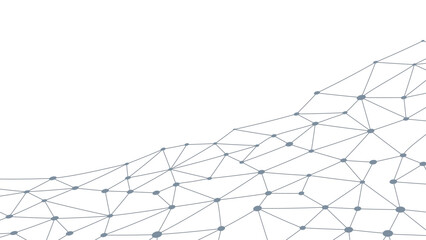 Abstract geometric background. Plexus mesh backdrop. Vector Generative AI