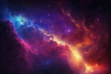 Wall Mural - high definition starry night sky outer space background texture - generative ai