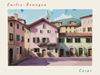Carpi: Italian vintage postcard with the name of the Italian city and an illustration