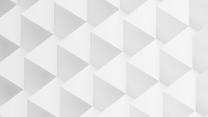 Poster - geometric pattern on white background,abstract high relief,3d rendering