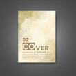 © REZI - Cover template with watercolor background. Design for your cover, date, postcard, banner, logo.