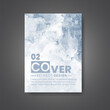 © REZI - Cover template with watercolor background. Design for your cover, date, postcard, banner, logo.