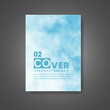 © REZI - Cover template with watercolor background. Design for your cover, date, postcard, banner, logo.