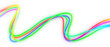 © irham - rainbow neon line waves shining colorful