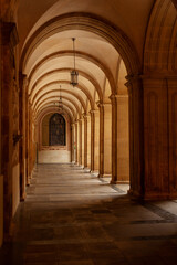  Architctural details of the spectacular Benedictine monastery of Holy Mary of Montserrat