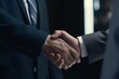 © Ameer - Businessmen making handshake with partner, greeting, dealing, merger and acquisition, business cooperation concept, for business, finance and investment background