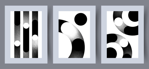Wall Mural - abstract lines geometric conceptualism wall art print. bundle, collection. contemporary decorative b