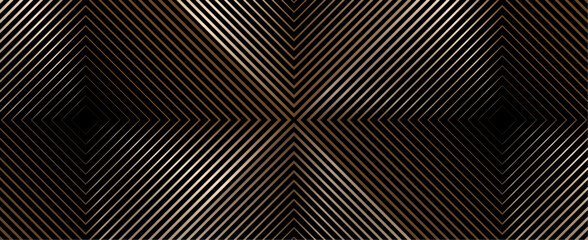 Poster - Premium background design with digital line pattern  in gold colour. Vector horizontal golden texture template for business banner, formal invitation, luxury voucher, prestigious gift certificate