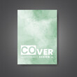 © REZI - Cover template with watercolor background. Design for your cover, date, postcard, banner, logo.